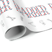 Barber Geschenkpapier (Rolleneckpunkt)