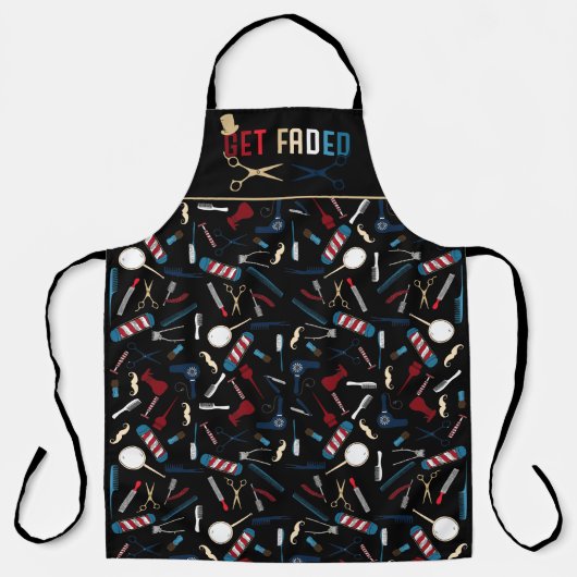 Barber Get Faded Schürze (Vorderseite)