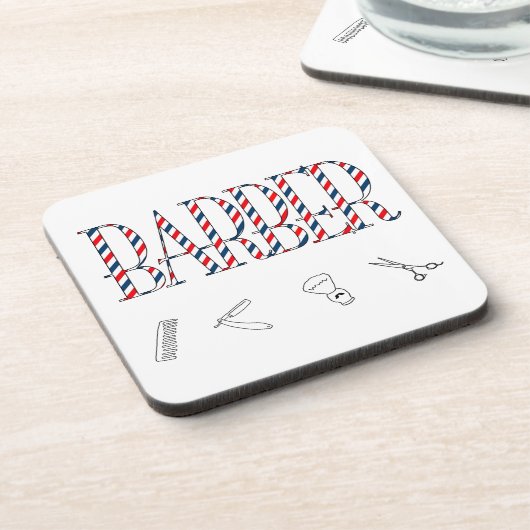 Barber Getränkeuntersetzer (Linke Seite)