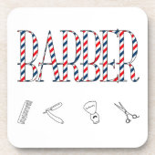 Barber Getränkeuntersetzer (Vorderseite)