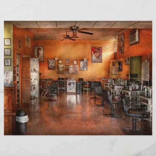 Barber - Gewerkschaft, NJ - Der moderne Salon Flyer (Vorne)