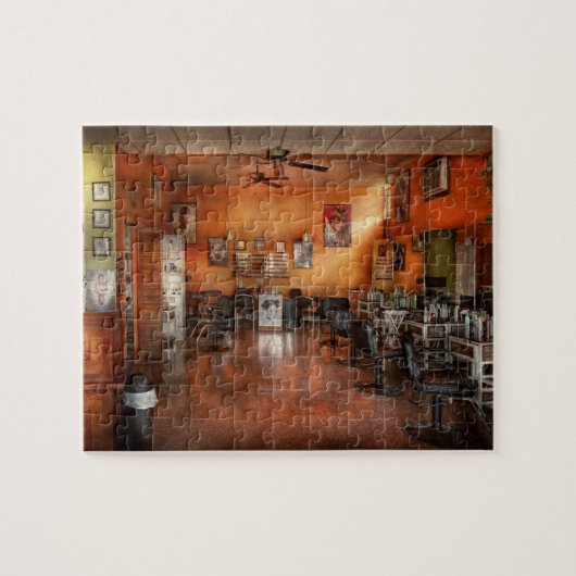Barber - Gewerkschaft, NJ - Der moderne Salon Puzzle (Horizontal)