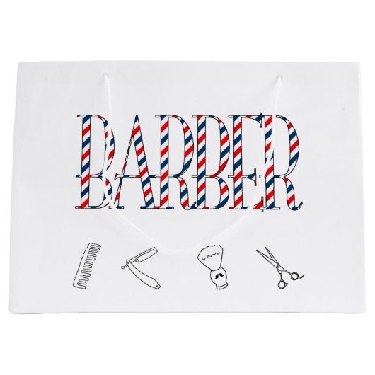 Barber Große Geschenktüte (Vorderseite)