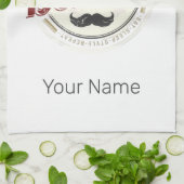 Barber Hair Hustler Friseur Retro Friseur Geschirrtuch (Gefaltet)