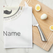 Barber Hair Hustler Friseur Retro Friseur Geschirrtuch (Viertel Falte)