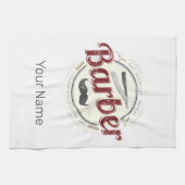 Barber Hair Hustler Friseur Retro Friseur Geschirrtuch (Horizontal)