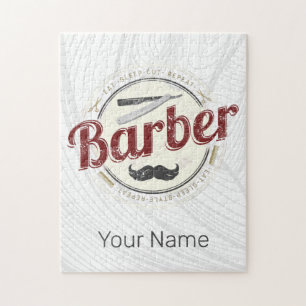 Barber Hair Hustler Friseur Retro Friseur Puzzle