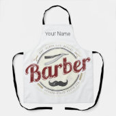 Barber Hair Hustler Friseur Retro Friseur Schürze (Vorderseite)