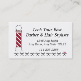 Barber Hair Stylist Customer Loyalty Punch Card - Treuekarte