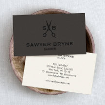 Barber Hair Stylist Scissors Dark Brown Suede