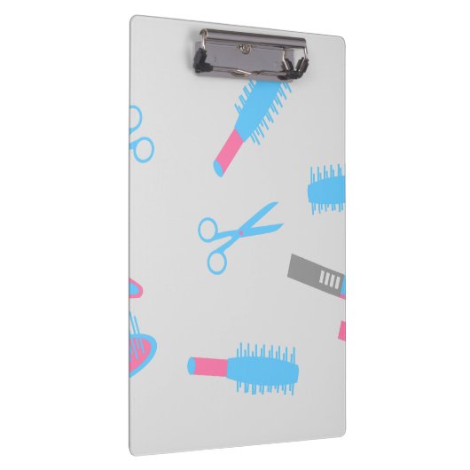 Barber Hairdresser Clipboard Klemmbrett (Rechts)