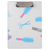 Barber Hairdresser Clipboard Klemmbrett (Vorderseite)