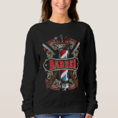Barber Hairstylist Sweatshirt (Vorderseite)