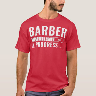 Barber in der Ausbildung des künftigen Programmier T-Shirt