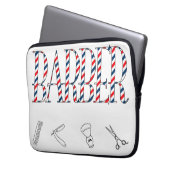 Barber Laptopschutzhülle (Vorderseite Links)