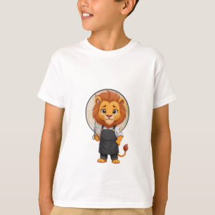 Barber Lion Professional Stylist Kinder T-Shirt