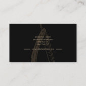 Barber-Logo Visitenkarte (Rückseite)