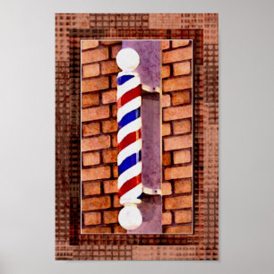 Barber / Männerhaar Stylist Poster drucken