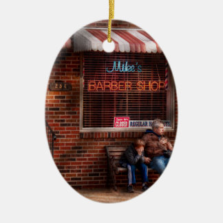 Barber - Metuchen, NJ - Waiting for Mike Keramikornament