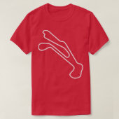 Barber Motorsports Park outline T-Shirt (Design vorne)