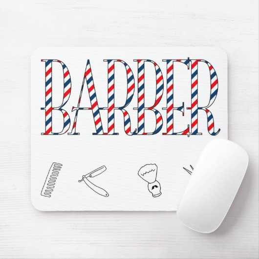 Barber Mousepad (Mit Mouse)
