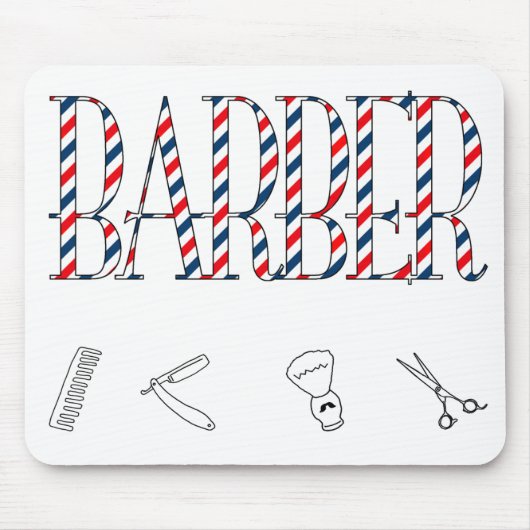 Barber Mousepad (Vorne)