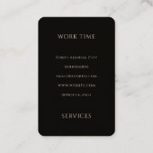 Barber nach Art der Karte schwarz und kraft (Rückseite)