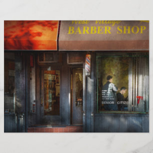 Barber - NY - West Village Barber Shop Flyer