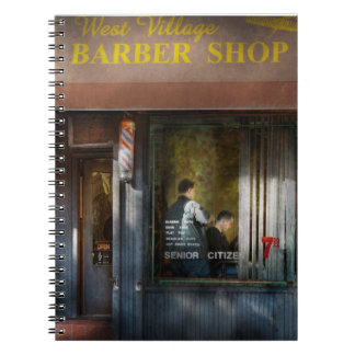 Barber - NY - West Village Barber Shop Notizblock