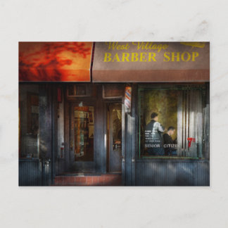 Barber - NY - West Village Barber Shop Postkarte