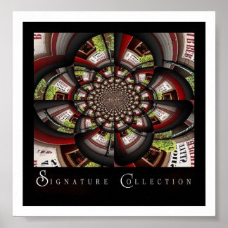 Barber on Bank Signature collection Poster