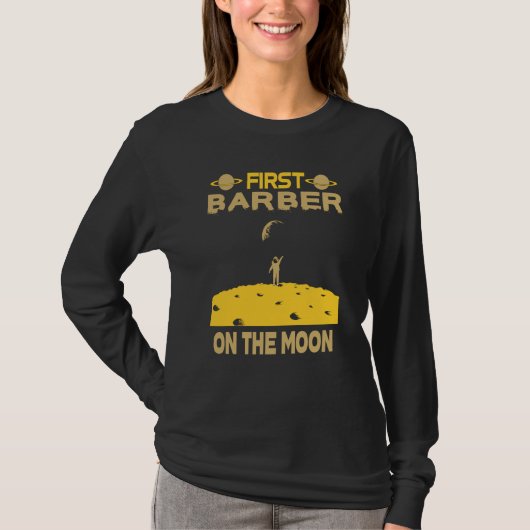 Barber On The Moon T-Shirt (Vorderseite)