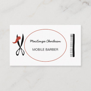 Barber or Hairdresser Business Card Visitenkarte