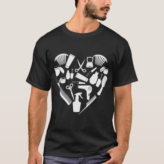 Barber Pattern T-Shirt (Vorderseite)