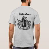 Barber personalisieren T-Shirt (Rückseite)
