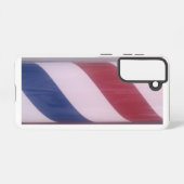 Barber-Pol-Design Samsung Galaxy Hülle (Rückseite (Horizontal))