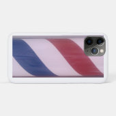 Barber-Pol-Muster Case-Mate iPhone Hülle (Rückseite (Horizontal))