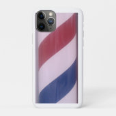 Barber-Pol-Muster Case-Mate iPhone Hülle (Rückseite)