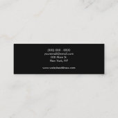 Barber Pole | Barber | Hair Stylist Mini Visitenkarte (Rückseite)