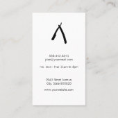 Barber Pole | Barberschere Visitenkarte (Rückseite)