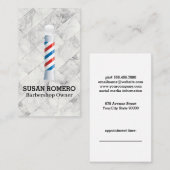 Barber Pole Candy Striping Terminkarte (Vorne/Hinten)