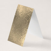 Barber Pole Ernennung Gold Foil Hintergrund Visitenkarten (Rückseite)