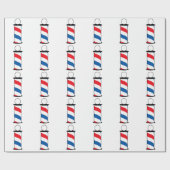 Barber Pole Geschenkpapier (Flach)