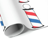 Barber Pole Geschenkpapier (Rolleneckpunkt)
