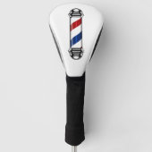 Barber Pole Golf Head Cover Headcover (Vorderseite)