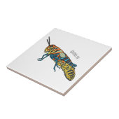 Barber pole grasshopper cartoon illustration fliese (Seite)