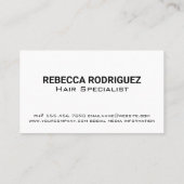 Barber Pole | Haarschneidezubehör Visitenkarte (Rückseite)