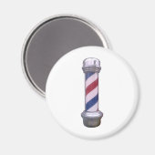 Barber Pole Magnet (Vorderseite/Rückseite)