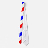 Barber Pole Pattern Tie Krawatte (Rückseite)