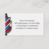 Barber Pole | Schneidwerkzeuge Visitenkarte (Rückseite)